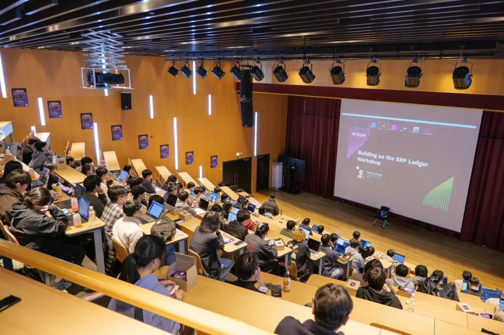 광운대학교 기념관에서 열린 XRPL KOREA 블록체인 해커톤 DE-BUTHON의 XRP Ledger 워크숍 현장